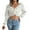 White, variant on Arlun Women's Cropped Wrap Sweaters V-Neck Long Sleeve Cross Front Knitted Sweaters Solid Color Casual Loose Fit Knit Basic Pullover Tops White S