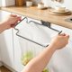 thumbnail image 1 of Stainless Steel Wall Mount Trash Bag Container Hanging Garbage Bag Rack For Kitchen Sink Cabinet And Waste Storage, 1 of 6