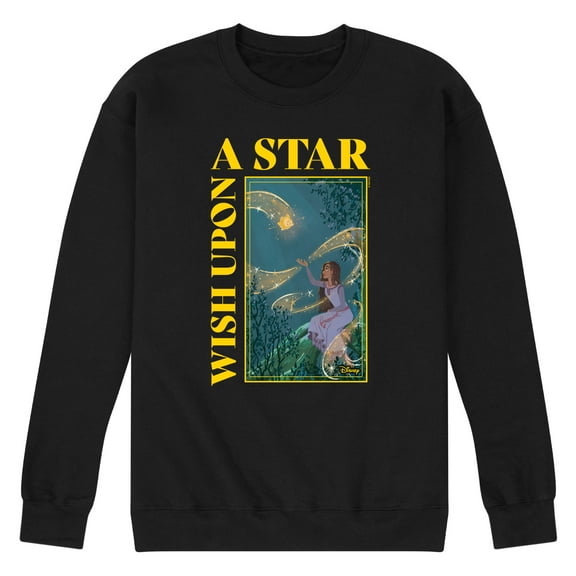 Disney Wish - Wish Upon A Star - Men's Crew Neck Fleece Pullover