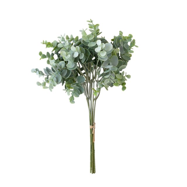1 ramo de flores artificiales, rama de aliento de bebé, hojas falsas, follaje, plantas artificiales para fiesta, boda, decoración del hogar, verde