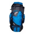thumbnail image 1 of Mochila de viaje para acampar, impermeable, 90 L, con funda para lluvia, azul, 1 of 4