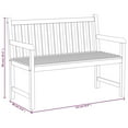 thumbnail image 4 of vidaXL 5 Piece Garden Dining Set Solid Wood Teak, 4 of 5