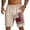 S2-Beige, variant on Patriotic Shorts for Men Mesh Drawstring Elastic Waist Short with Pockets Fast Dry Sweat Shorts Gym Workout Running Training Lounge Clothes,Pink 2XL
