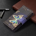 thumbnail image 5 of Samsung Galaxy S22 Ultra Wallet Case, Dteck Zipper Pocket 9 Card Slots Wallet Phone Case with Hand Strap For Samsung Galaxy S22 Ultra 6.8 inch 2022,Gold Butterfly, 5 of 5