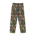 thumbnail image 5 of Xecao Snake And Flower Men's Straight Lounge Pajama Pants: The Ultimate in Comfortable Sleepwear, 5 of 9