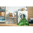 thumbnail image 2 of Ahgly Company Machine Washable Indoor Round Transitional Green Area Rugs, 4' Round, 2 of 7