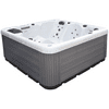 Luxuria Spas Ensemble 6-Person 44-Jet Acrylic Lounger Hot Tub with Ozonator