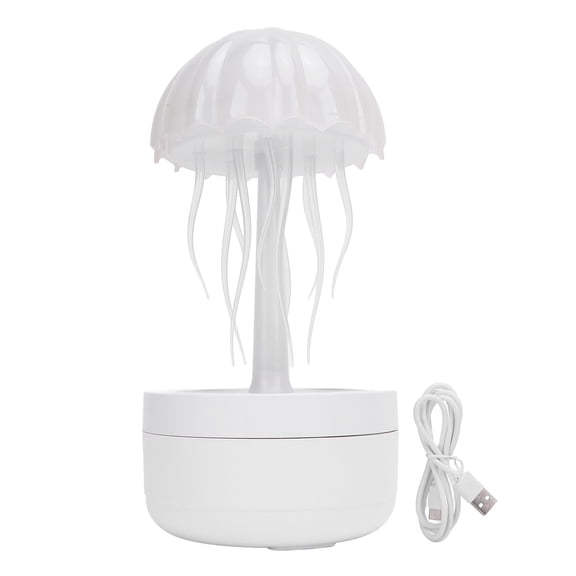 Suodoka 300 ml Jellyfish‑Shaped Humidifier & Diffuser with 7‑Color LED Night Light, Silent 30 dB, 12‑Hour Auto‑Shutdown