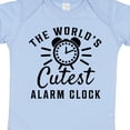 thumbnail image 4 of Inktastic The Worlds Cutest Alarm Clock Boys or Girls Baby Bodysuit, 4 of 5
