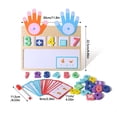 thumbnail image 3 of Fesfesfes Number Teaching Aid Finger Counting Addition Subtraction Magnetic Bead Maze Counting Board Educational Arithmetic Toy, 3 of 5