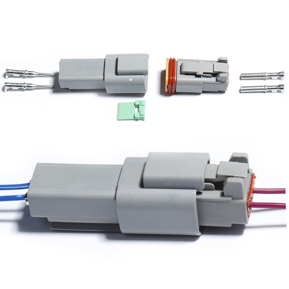 RANMEI Dt Connectors With Terminal Kit Wire Gauge 16-20 Connector Wedge Lock Stopper Round Terminal Electrical Equipment