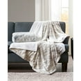 thumbnail image 3 of Madison Park Sachi Oversized Faux Fur Throw Natural 60x70, 3 of 6