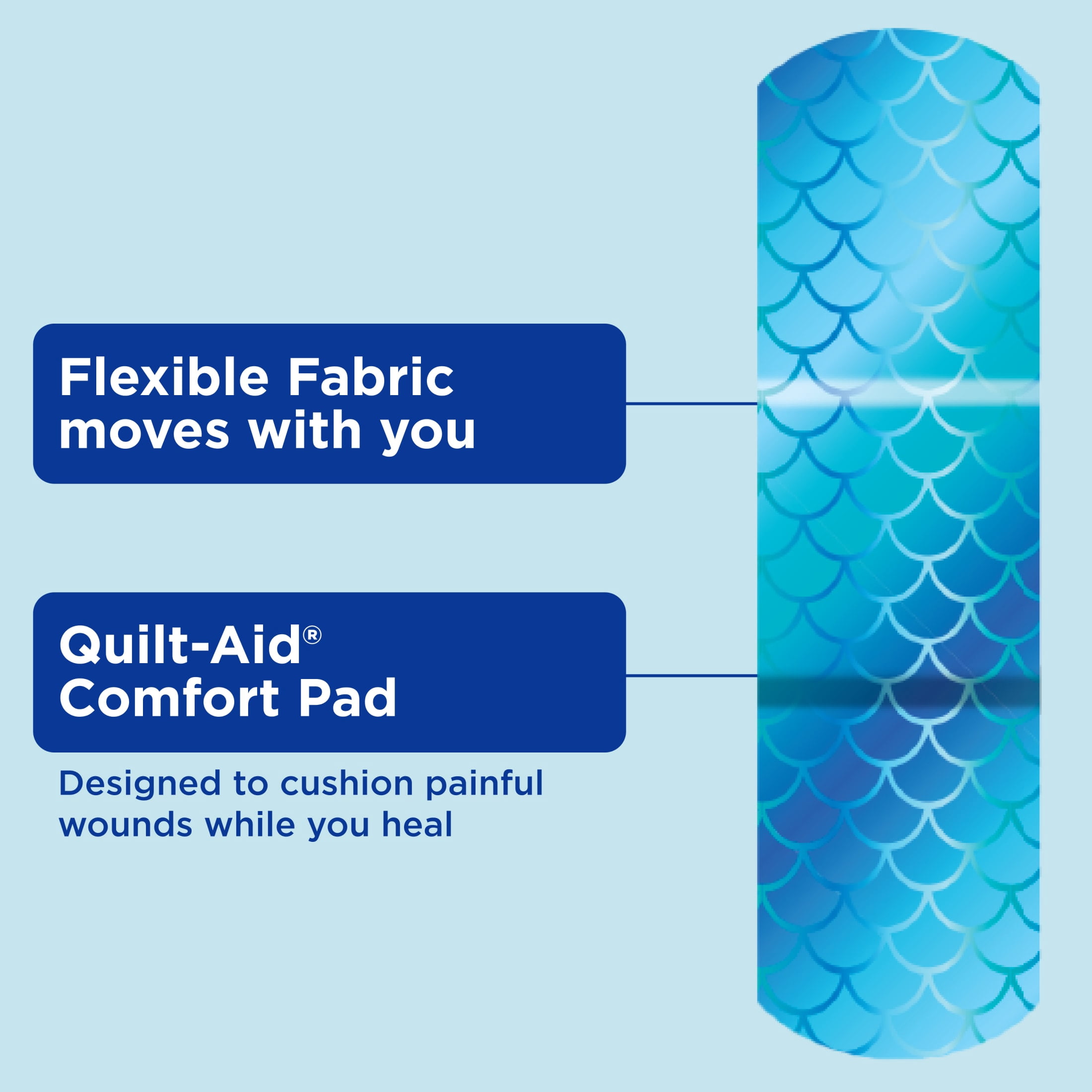 (3 pack) Band-Aid Brand Flexible Fabric Magic Shimmer Bandages, Assorted, 40 Count