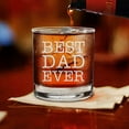 thumbnail image 3 of Shop4ever Best Dad Ever Engraved Whiskey Glass Father's Day Gift for Dad (11oz.), 3 of 4