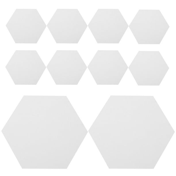 unbranded 12Ud Stickers De Pared Hexagonales De Acrílico Para Decorar Salas Y Habitaciones