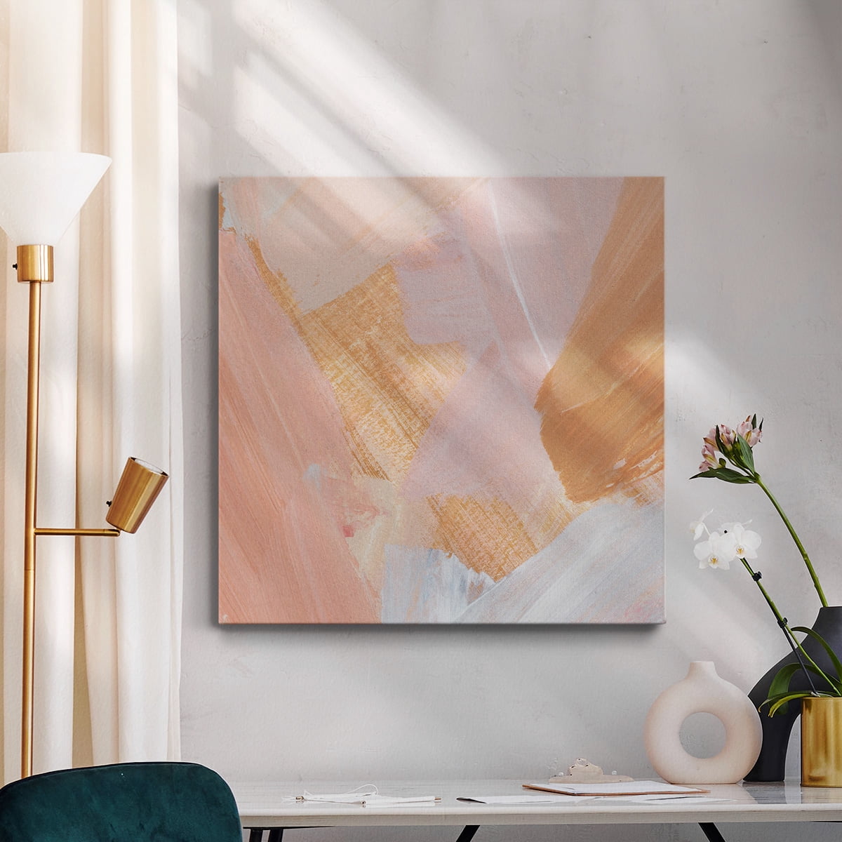Wexford Home Pink Vanilla IV-Premium Gallery Wrapped Canvas, 10" x 10" - Ready to Hang