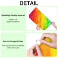 thumbnail image 4 of Rainbow Tie Dye Wave Pattern Dish Drying Mat for Kitchen 1 Pack, Ultra Absorbent Microfiber Dishes Drainer Mats,18"x24", 4 of 4