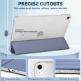 thumbnail image 6 of 4UBonLife Hard Translucent Case for iPad (A16) 11th Gen 11 Inch 2025 & iPad 10th Gen 10.9 Inch 2022,Lavender Gray, 6 of 8