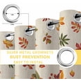 thumbnail image 4 of Fsddascl Burnt Orange Pumpkins Fall Blackout Curtains for Bedroom/Living Room, Thermal Insulated Kitchen Curtains, Thanksgiving Botanical Berry Rustic Grommet Darkening Window Treatment 42"x63"x2, 4 of 6
