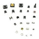 thumbnail image 1 of Surtido de microinterruptores táctiles de 25 botones para control remoto de coche, impresora, cámara de juegos 125 piezas (25x5 piezas), 1 of 8
