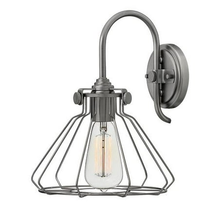 Hinkley Lighting 3113 1 Light Ambient Wall Sconce With Cone Gl Guard From The Congress Collection Hinkley Lighting 3113 1 Light Ambient Wall Sconce With Cone Gl Guard From The Congress Collection