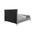 thumbnail image 6 of Meridian Furniture Hunter Grey Linen Queen Bed, 6 of 10