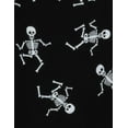 thumbnail image 3 of Leveret Womens Two Piece Cotton Pajamas White Skeleton M, 3 of 3