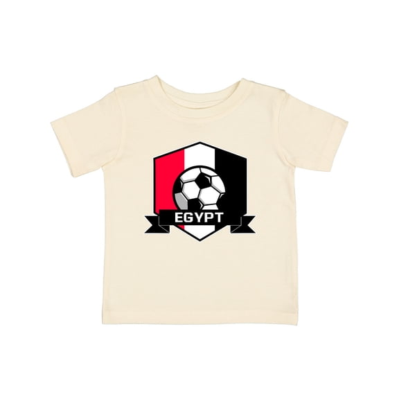 Inktastic Soccer Egypt Flag Banner Boys or Girls Baby T-Shirt