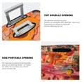 thumbnail image 3 of Kdxio Vibrant Floral Collage Portrait Pattern Luggage Cover for Travel,Elastic and Durable,Fits 18-32 Inch,Anti-Scratch Suitcase Protector-No luggage included, 3 of 5