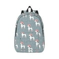 thumbnail image 2 of Rocae Cartoon Poodle Dog for Durable Canvas Backpack Leisure Large Bag Travel Rucksack Multi-function Backpack Medium, 2 of 8