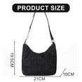 thumbnail image 2 of Bolso de hombro de moda bolso de mensajero simple bolso de cadena bolso de axila de nicho informal, 2 of 5