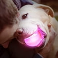 thumbnail image 5 of LaRoo LED Dog Balls Rechargeable,Light up Dog Ball Glow in The Dark,Teeth-Cleaning Natural Rubber,Interactive Dog Toys for Small & Medium Dogs,2.5 inches(Purple), 5 of 5