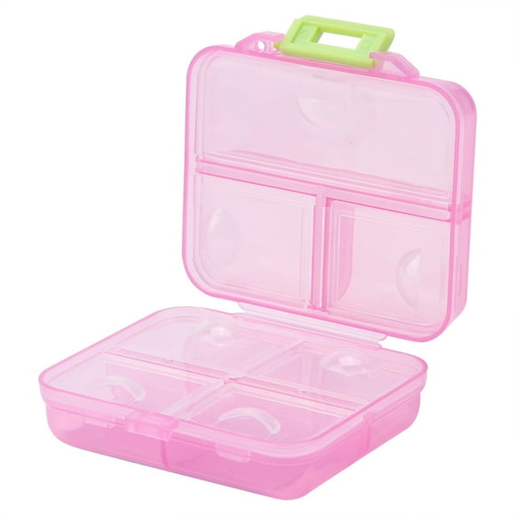 Pill Box  Pill Box Organizer   Case  Medicine Tablet 7 Grids Weekly Portable Medicine Tablet Pill Box Organizer  Case Pink