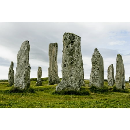 Callanish Standing Stones Canvas Art - Toby Adamson Design Pics (19 x 12)