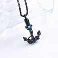 thumbnail image 3 of Anchor Urn Necklace for Ashes Cremation Necklace Keepsake Memorial Jewelry Gifts for Women Men Pendant, 3 of 5