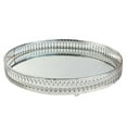 thumbnail image 5 of Esquirla Elegant Mirrored Decorative Tray, Mirror Tray, Tray, Jewelry Trinket Tray for Dressing Table, Dresser Decoration Round L, 5 of 8