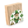 thumbnail image 2 of Gnome Fairy Leaves St-patrick's Day Napkin Holder for Table Clear Napkin Stand Paper Holder Acrylic Organizer Dispenser Napkins for Dinner Kitchen Restaurant Room, 2 of 8
