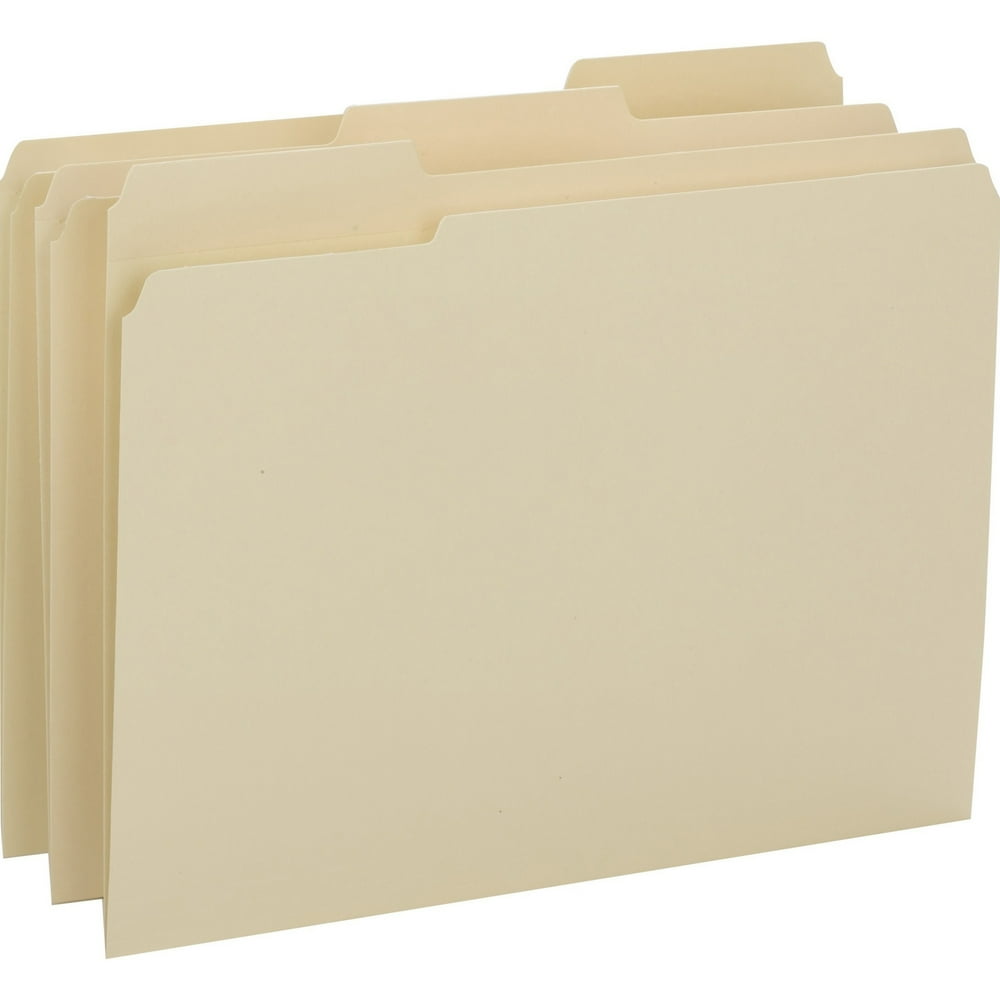 Smead File Folders with Reinforced Tab, Manila, 100 / Box (Quantity)