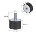 thumbnail image 2 of M12 Male Female Rubber Anti Vibration Isolators Mount Shock Absorber D60mm x H40mm, 2 of 3