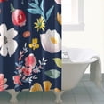 thumbnail image 5 of Waterproof Pioneer Shower Curtain 72x84 Inch Polyester Unique Cute Floral Shower Curtain for Bathroom Hotel Home Decor with 12 Plastic Hooks, 5 of 5