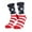 A-B, variant on Mans And Womens Socks American Flags Print Patriotic Novelty Socks Soft And Breathable All Season Mid Calf Socks For Man Women