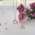 thumbnail image 4 of Shimmering Planet Cat Pendant Necklace – Stylish and Elegant Collarbone Chain, 4 of 4