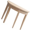 thumbnail image 3 of Miniature Furniture Mini House Half Round Table Craft Furniture for Kids, 3 of 8