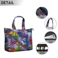 thumbnail image 3 of Flower Women's Large Weekend Travel Bag Moving Canvas Handbag Thick Double Layer Beach Weekend Travel Unisex Hospital Maternity Delivery with Toiletry Waterproof, 3 of 5