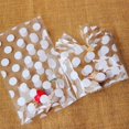 thumbnail image 4 of Bolsas de plástico con puntos dorados y blancos para dulces y galletas, embalaje para regalos, Navidad, boda, fiesta de cumpleaños, 100 unidades, 4 of 4