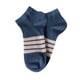 thumbnail image 3 of Set de Calcetines cortos MUYTU para hombre 5 pares colores lisos y rayas Unitalla, 3 of 5
