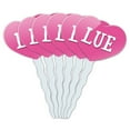 thumbnail image 1 of Lue Heart Love Cupcake Picks Toppers - Set of 6, 1 of 1