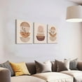 thumbnail image 2 of Boho Wall Decor Living Room Canvas Wall Art For Bedroom Minimalist Abstract Wall Paintings Roomwall Decorations For Kitchen Abstract Prints Office Wall Pictures Bathroom Home Decoration 3 Piece Set, 2 of 6