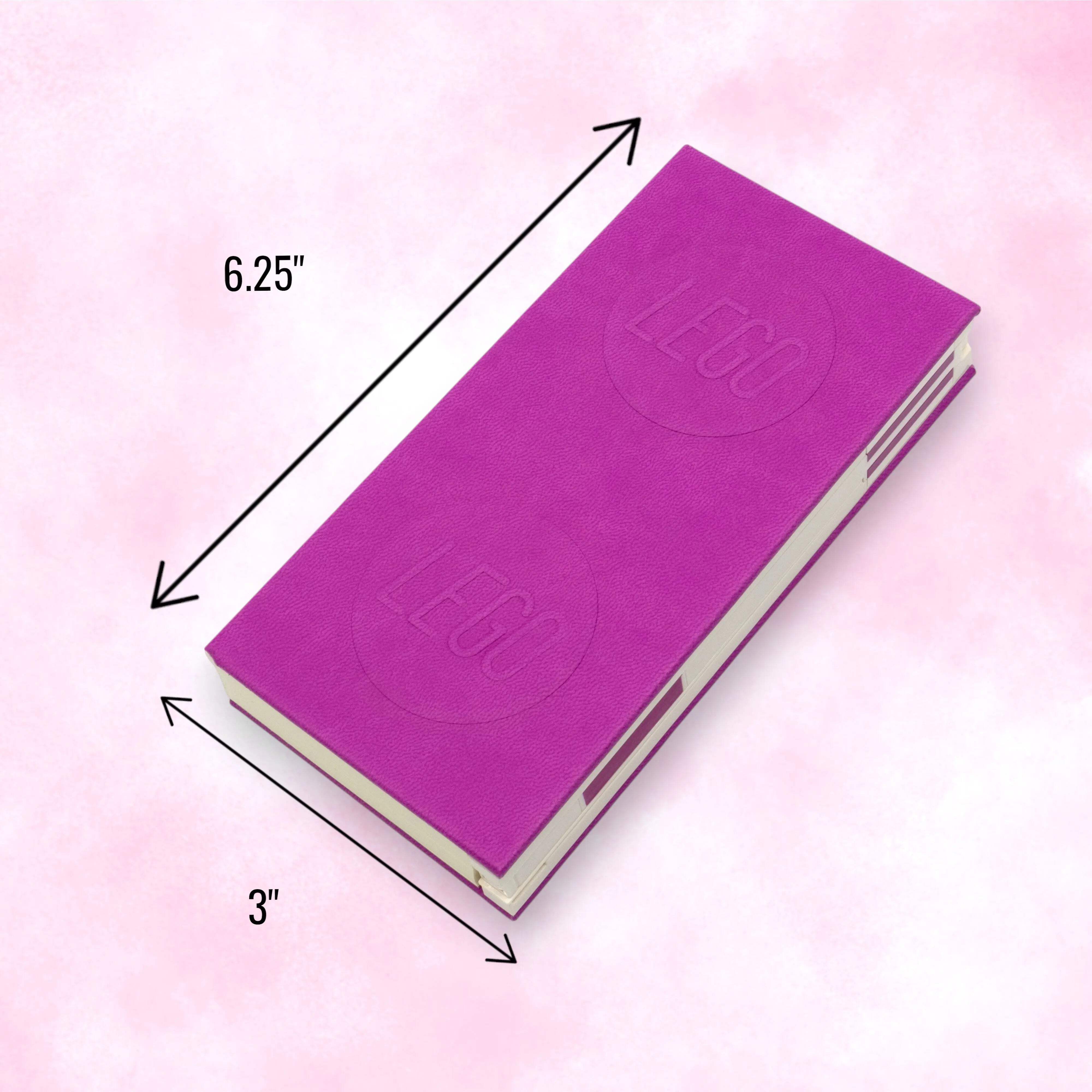 LEGO Locking Notebook with Gel Pen - 1x2 Red Violet