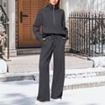 thumbnail image 2 of ZJXFGS Automet Hoodie,Hoodie Set for Women,Women's Two Piece Loungewear,Plus Size Two Piece Sets for Women,Airport Outfits for Women 2025,Comfort Sets for Women,Sweat Pant Sets for Women,2XL, 2 of 3